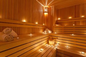 Verhalten beim Eintritt in die Sauna