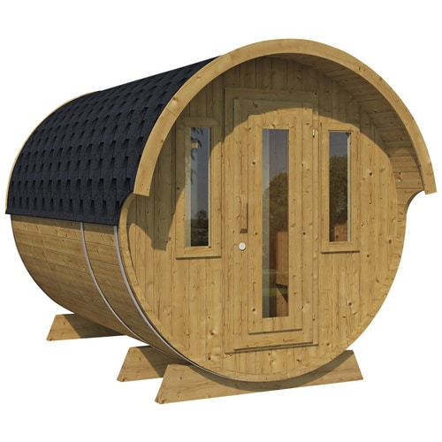 PALMAKO Sauna »Anita«, HxT: 225 x 254 cm, Fichte, naturbelassen - braun ...